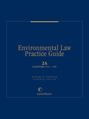 cover image of Environmental Law Practice Guide